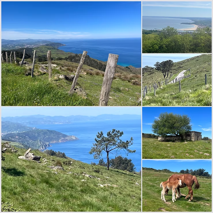 Landschaft Nordspanien, Jakobsweg, Camino del Norte, Irun, San Sebastian