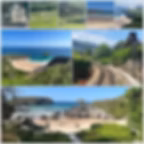 Landschaft Nordspanien, Jakobsweg, Camino del Norte, Pedueles, Llanes, Barro, Strand, Meer, Küste, Schienen, Schafe,