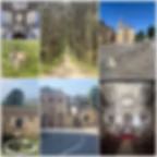 Landschaft Nordspanien, Jakobsweg, Camino del Norte, Ribadeo, Lourenza, Waldwege, Kirche, Esel