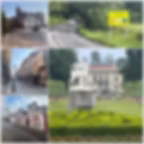 Landschaft Nordspanien, Jakobsweg, Camino del Norte, Aviles, Aronces, Villa, Kirche, Altstadt,
