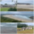 Landschaft Nordspanien, Jakobsweg, Camino del Norte, Tapia, Ribadeo, Kühe, Strand, Surfer,