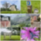 Landschaft Nordspanien, Jakobsweg, Camino del Norte, Ballota, Luarca, Eisenbahnbrücke, Stadtplatz, alte Häuser, Schimmel, Pferd,