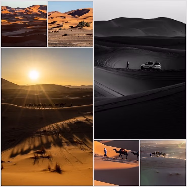Wüste, Marokko, Morocco, Dessert, Sahara, Sunrise,