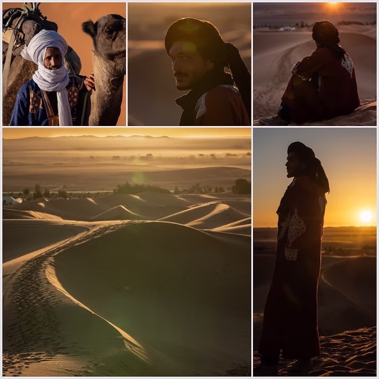 Wüste, Marokko, Morocco, Dessert, Sahara, Sunrise,